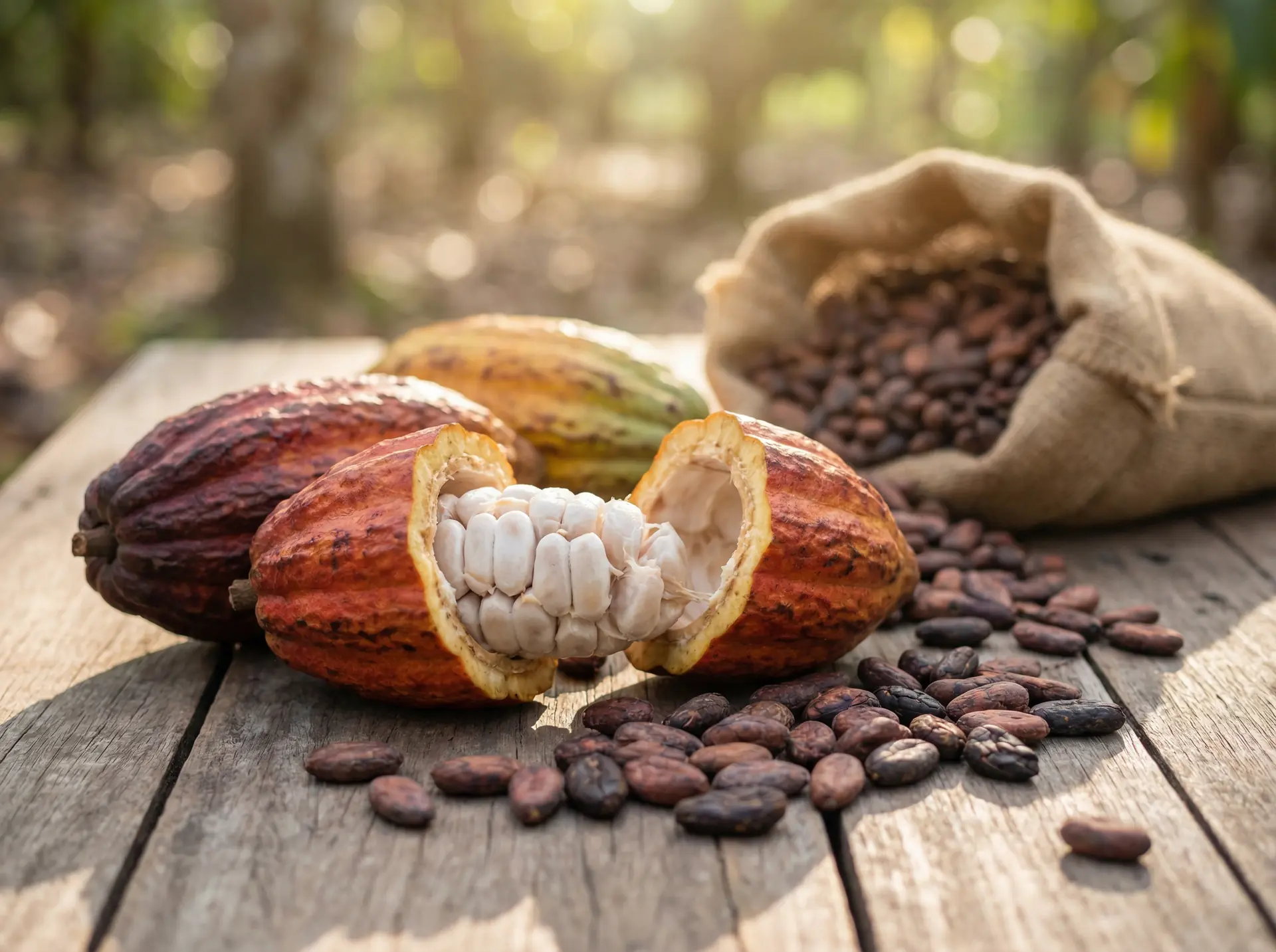 优质可可豆产区 - 糖心 ，天然食材甄选